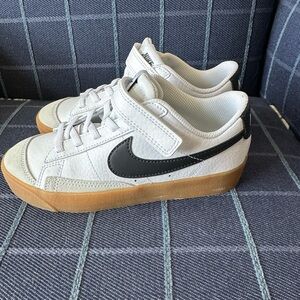 Low-top Nike Blazers, little kid size 1.5, worn a couple of times.
